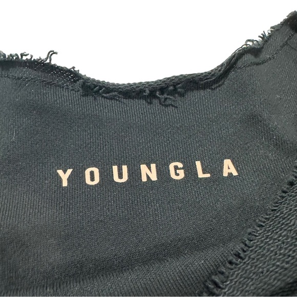 NWOT YoungLA Reversible Immortal Tee Men Black Double-Sided Graphic Tee Sz L - Picture 7 of 10